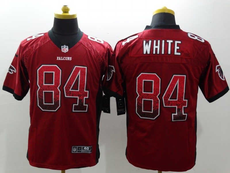 Men's Atlanta Falcons Roddy White #84 Red Jersey